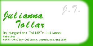 julianna tollar business card